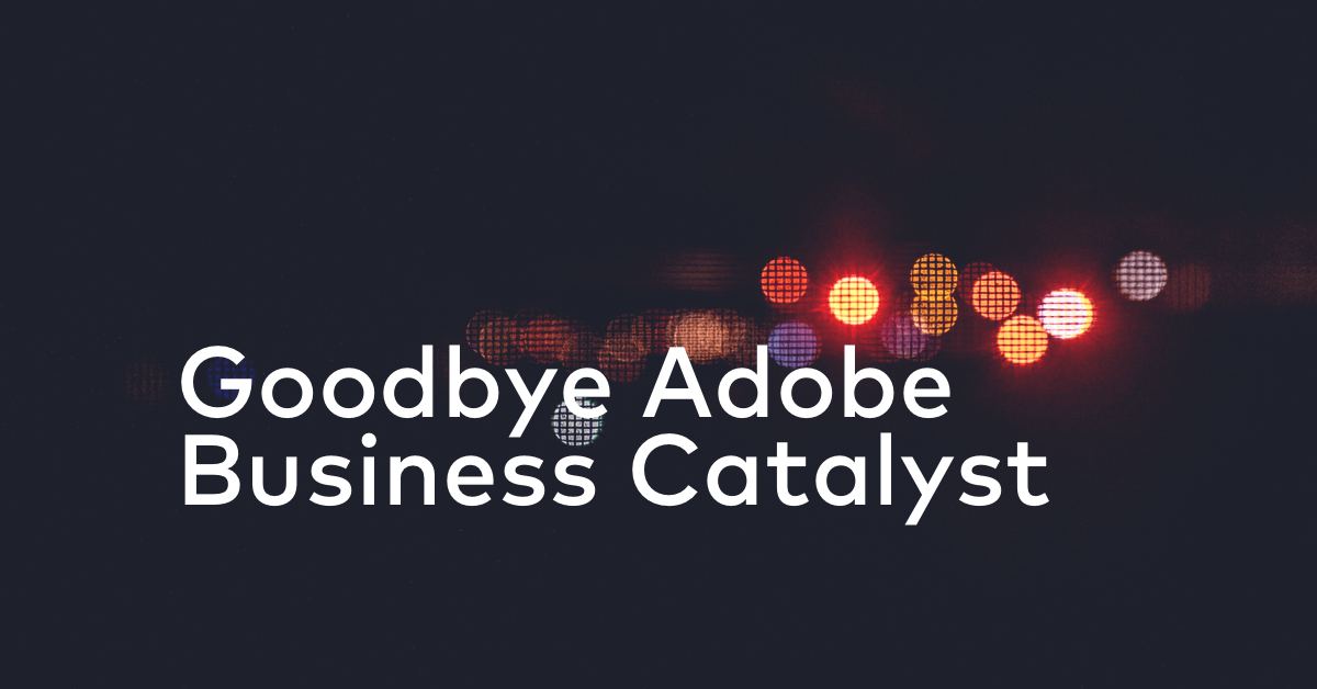 adobe business catalyst end of life