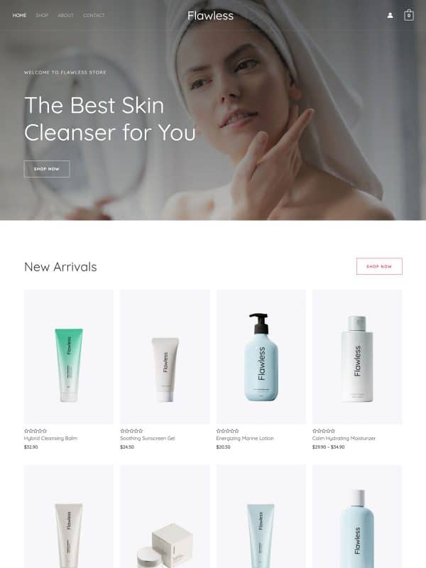 skin cleanser store 02 home page 600x800 1 Gold Coast Digital Marketing Agency