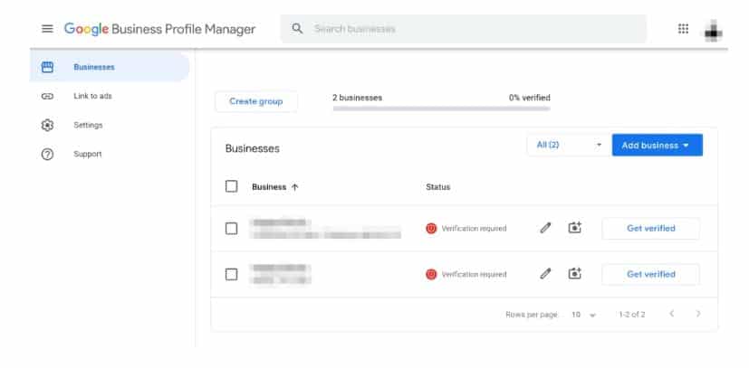 Using the Google Business Profile Manager Dashboard