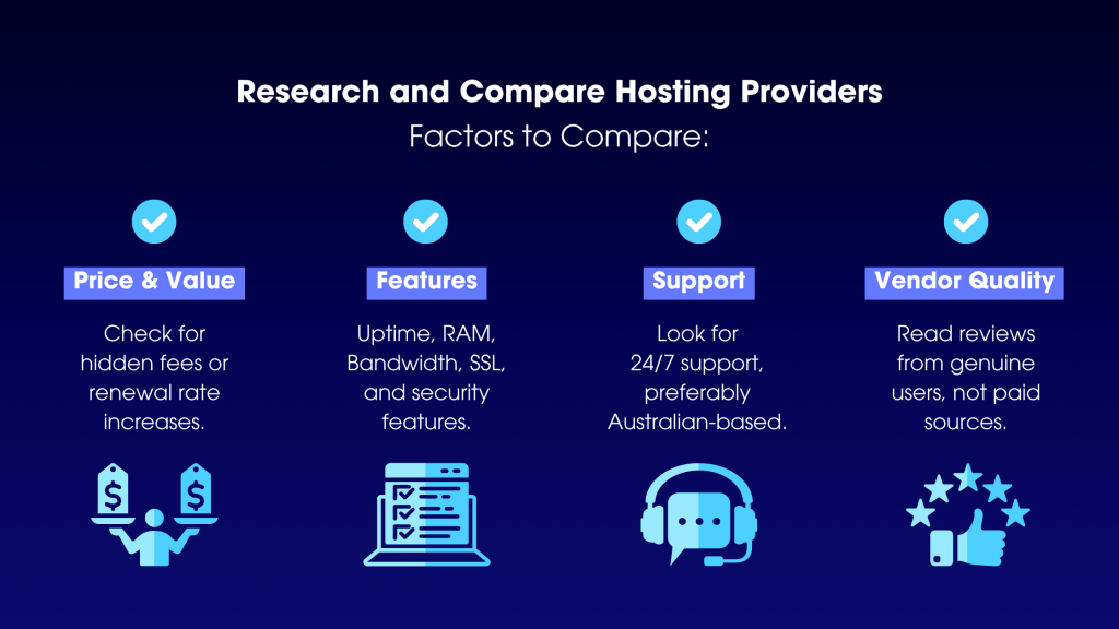 hosting factors infographic - iOnline