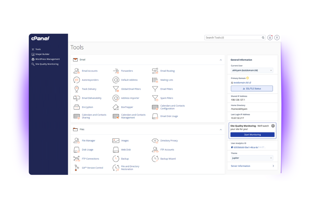 Built on cPanel and nginx