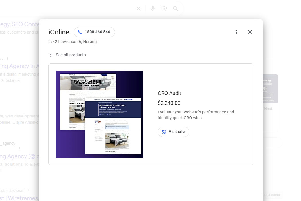 Google Business Profile product