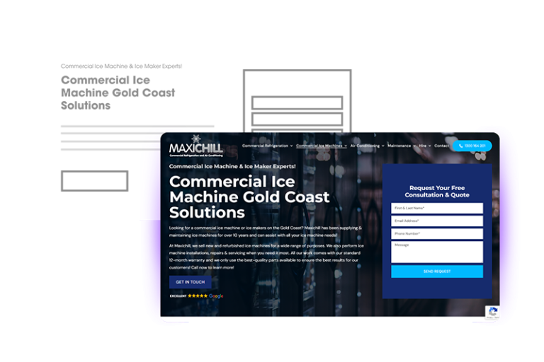 Website design for an electrical services business