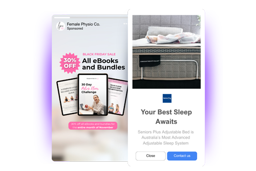 Paid search ads driving patient enquiries for an allied health practice