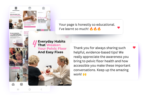 Social media engagement for an allied health practice building patient community