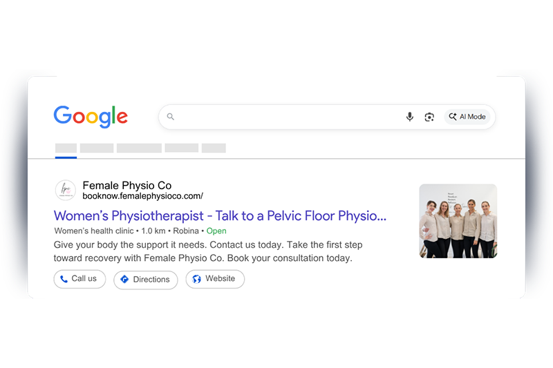 Google Ads campaign managed with healthcare compliance checks