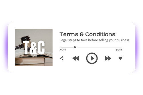 Graphic showing articles, podcasts, and videos being created for a law firm content strategy