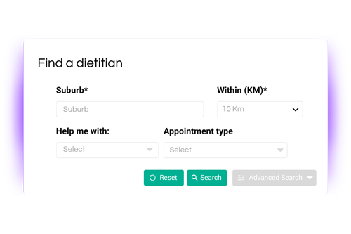 Allied health practitioner profile listed on a professional directory platform