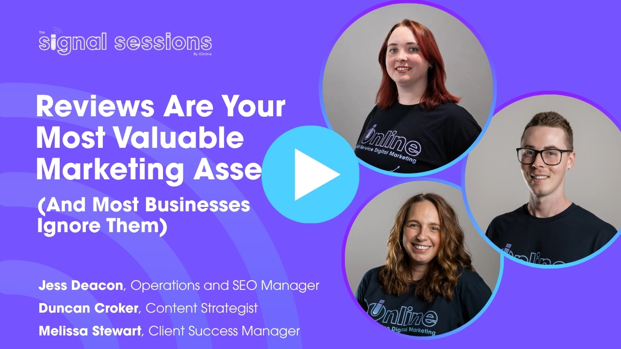 Watch the Signal Sessions replay: Reviews Are Your Most Valuable Marketing Asset (And Most Businesses Ignore Them)